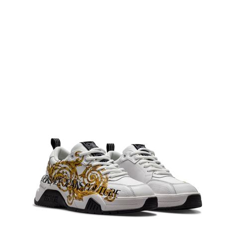 versace scarpe bianche alte uomo|Sneakers Versace bianco da uomo .